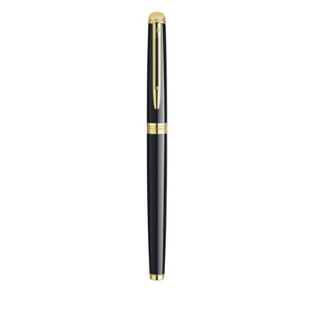 WATERMAN Hemisphere Black Lacquer Fountain Pen GT- M