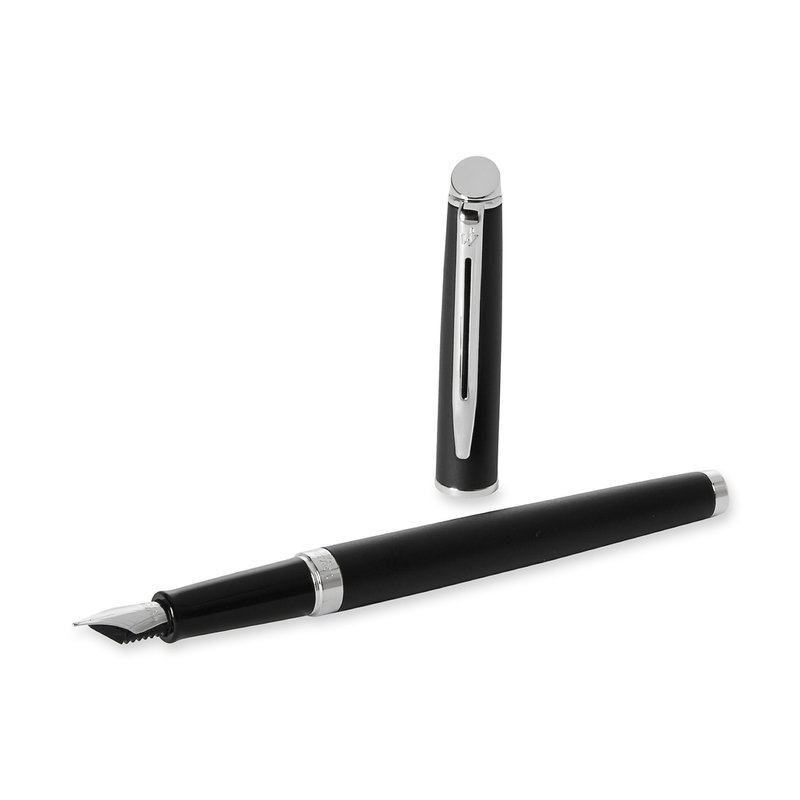 WATERMAN Stylo Plume F Hémisphère Mat Noir Ct