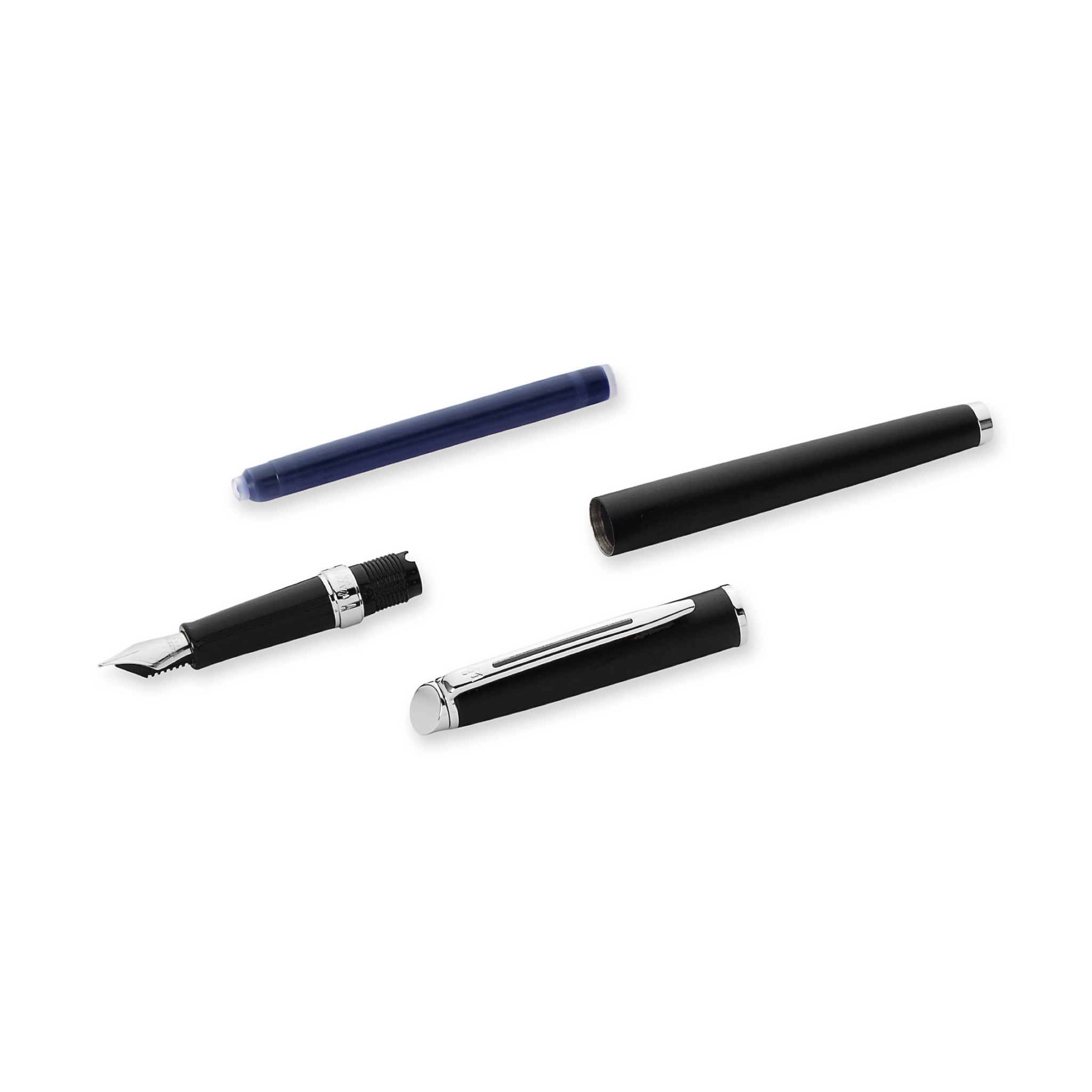 WATERMAN Stylo Plume F Hémisphère Mat Noir Ct