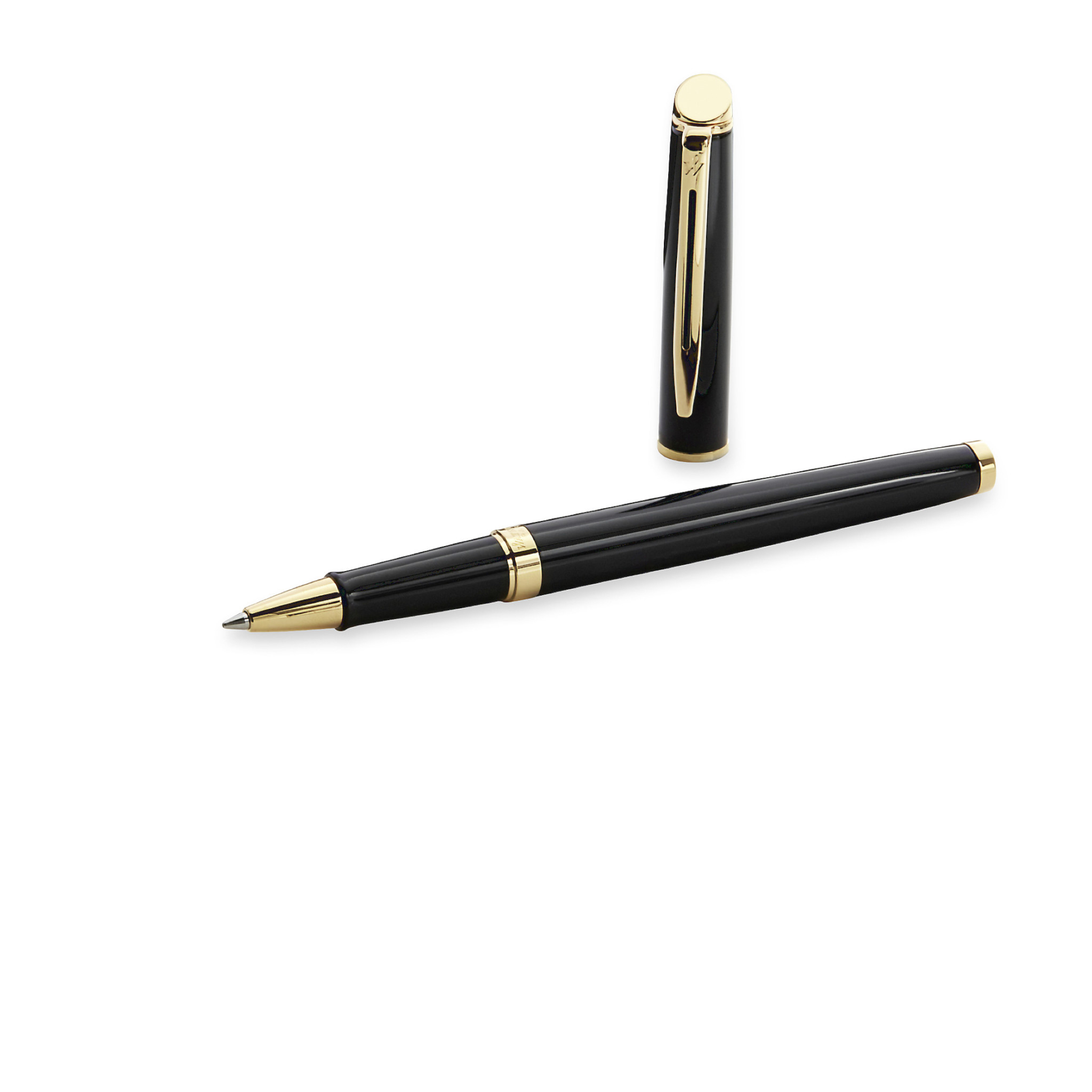 WATERMAN Stylo Roller Hémisphère Laque Noire Gt