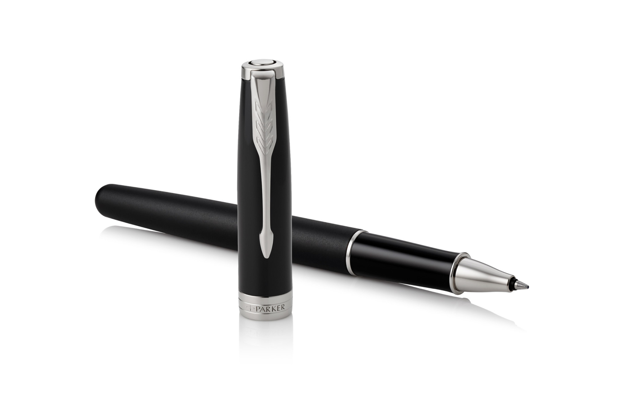 PARKER Stylo Roller F Sonnet Noir Mat Ct  Acier