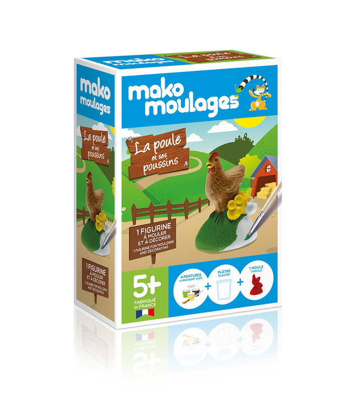 MAKO MOULAGES La poule et ses poussins