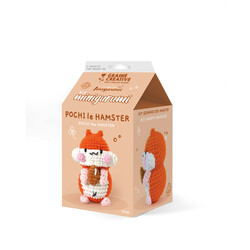 GRAINE CREATIVE Kit Minigurumi Pochi le Hamster 10cm