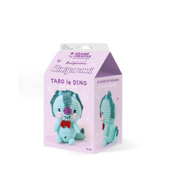 GRAINE CREATIVE Kit Minigurumi Taro le Dinosaure 10cm