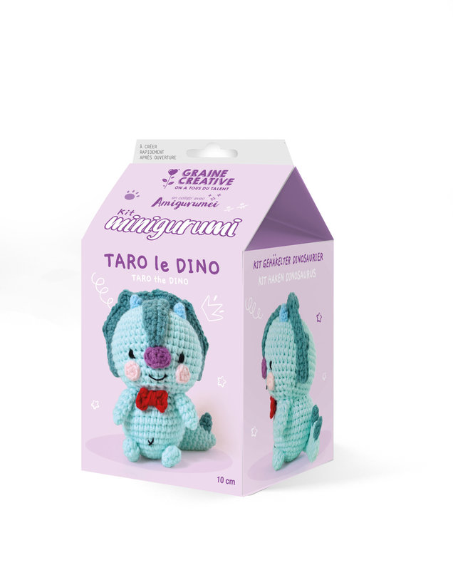 GRAINE CREATIVE Kit Minigurumi Dinosaure