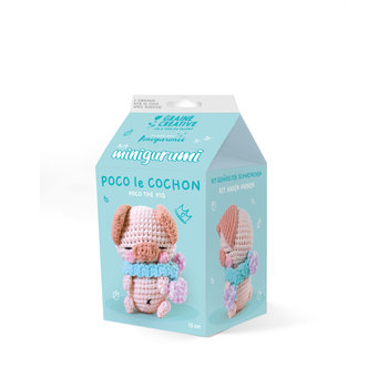 GRAINE CREATIVE Kit Minigurumi Poco le Cochon 10cm