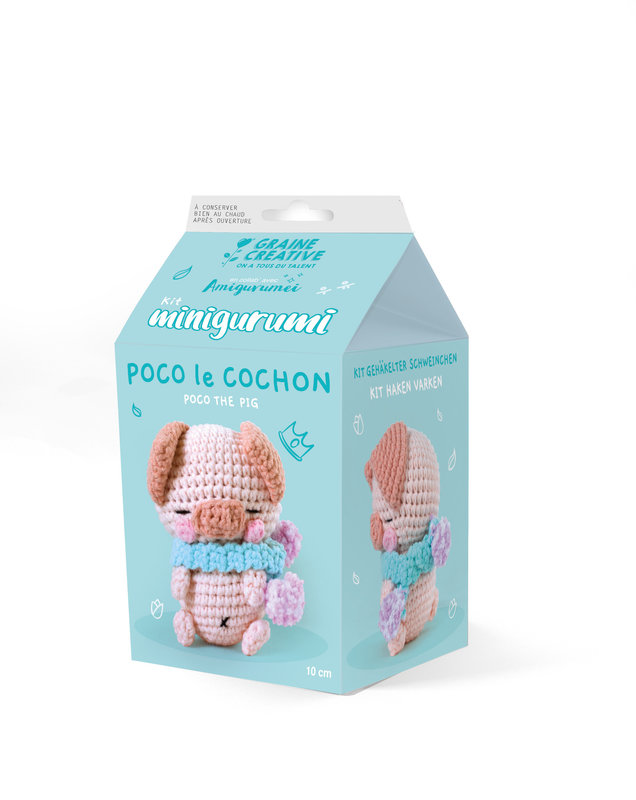 GRAINE CREATIVE Kit Minigurumi Cochon