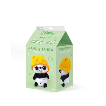 GRAINE CREATIVE Kit Minigurumi Nana le Panda 10cm