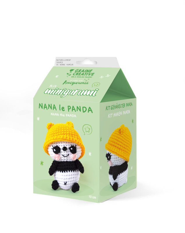 GRAINE CREATIVE Kit Minigurumi Panda