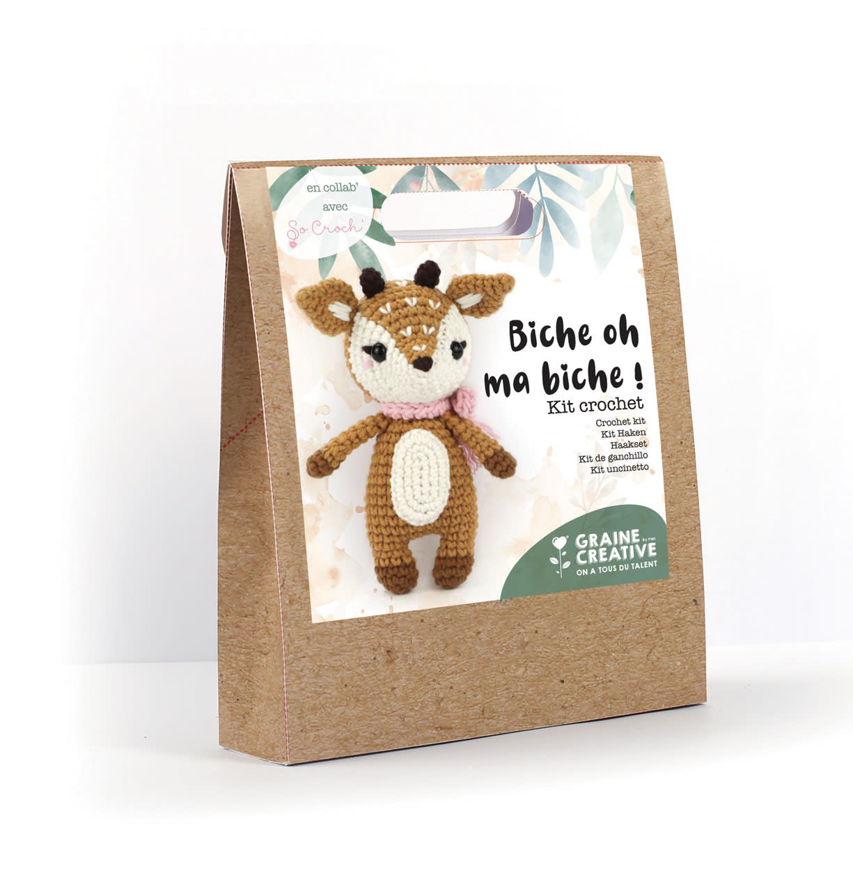 GRAINE CREATIVE Kit Crochet Biche 170 Mm