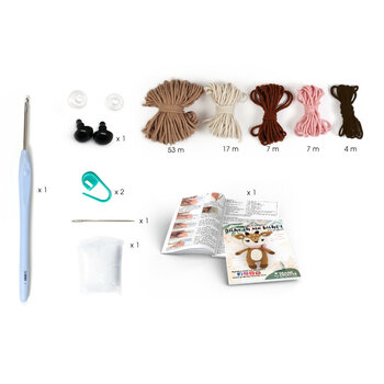 GRAINE CREATIVE Kit Crochet Biche 170 Mm
