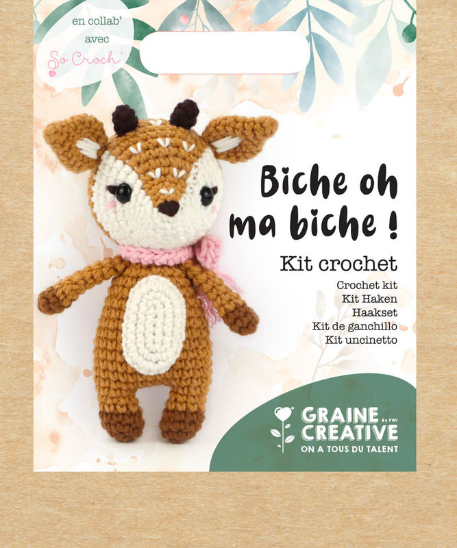 Kit Crochet Amigurumi Biche 170mm à Prix Carrefour