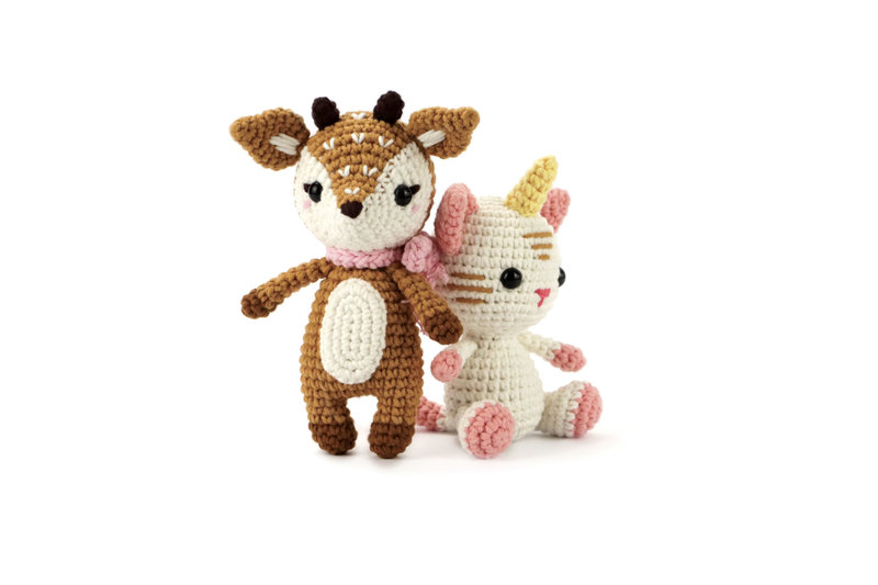 GRAINE CREATIVE Kit Crochet Biche 170 Mm