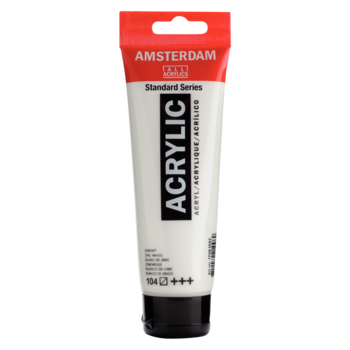 AMSTERDAM Peinture Acrylique Tube 120 ml Blanc de Zinc 104