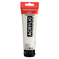 AMSTERDAM Peinture Acrylique Tube 120 ml Blanc de Titane 105