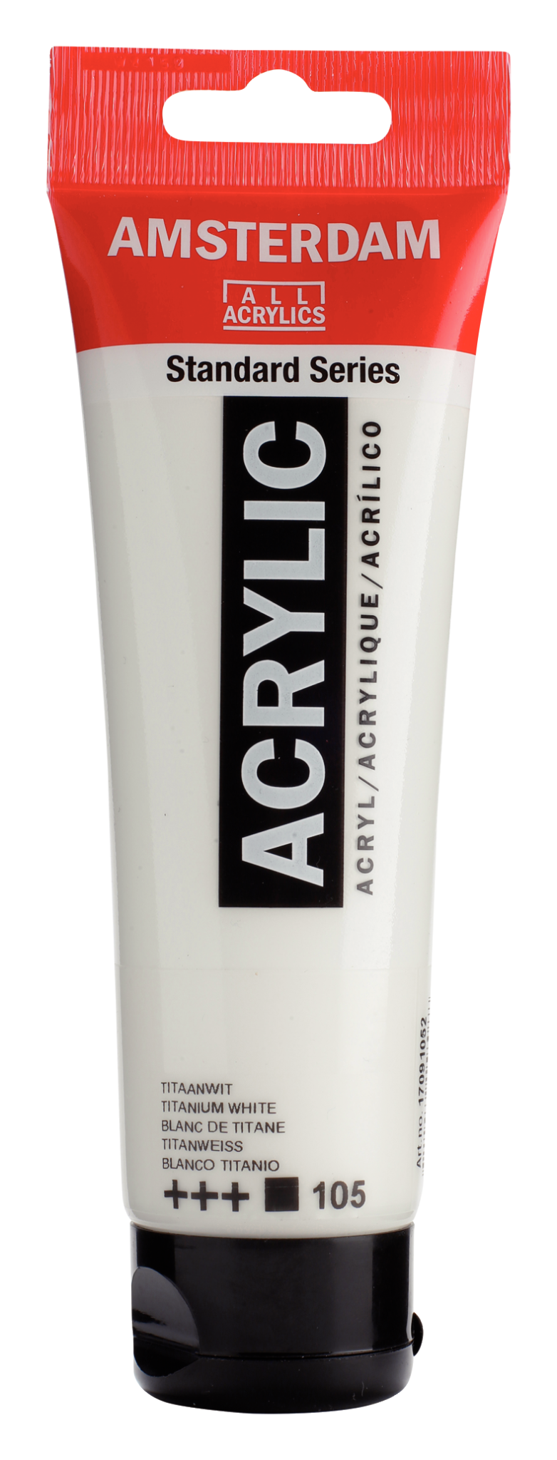 AMSTERDAM Peinture Acrylique Tube 120 ml Blanc de Titane 105