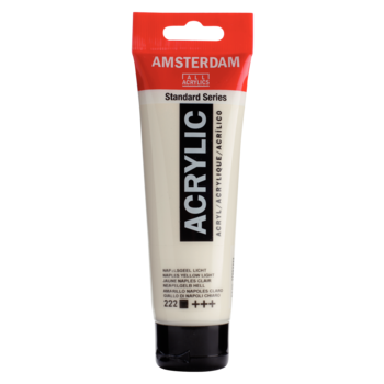 AMSTERDAM Peinture Acrylique Tube 120 ml Jaune de Naples Clair 222