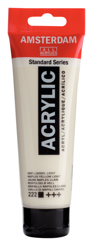 AMSTERDAM Peinture Acrylique Tube 120 ml Jaune de Naples Clair 222