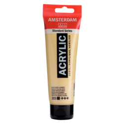 AMSTERDAM Peinture Acrylique Tube 120 ml Jaune de Naples Foncé 223