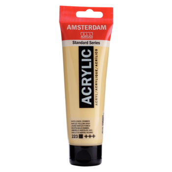 AMSTERDAM Peinture Acrylique Tube 120 ml Jaune de Naples Foncé 223