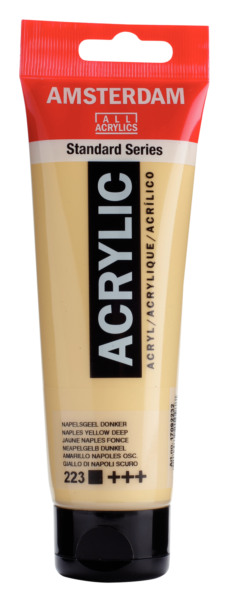 AMSTERDAM Peinture Acrylique Tube 120 ml Jaune de Naples Foncé 223