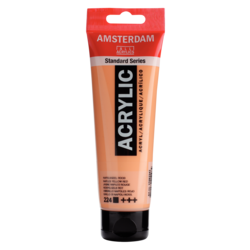 AMSTERDAM Peinture Acrylique Tube 120 ml Jaune de Naples Rouge 224