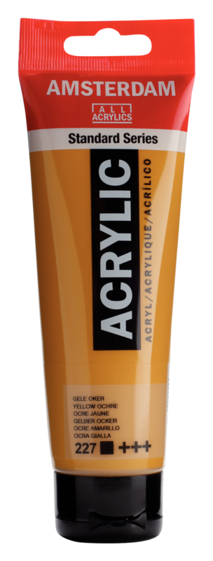 AMSTERDAM Peinture Acrylique Tube 120 ml Ocre Jaune 227