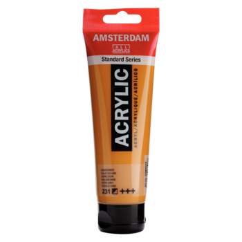 AMSTERDAM Peinture Acrylique Tube 120 ml Ocre d'Or 231