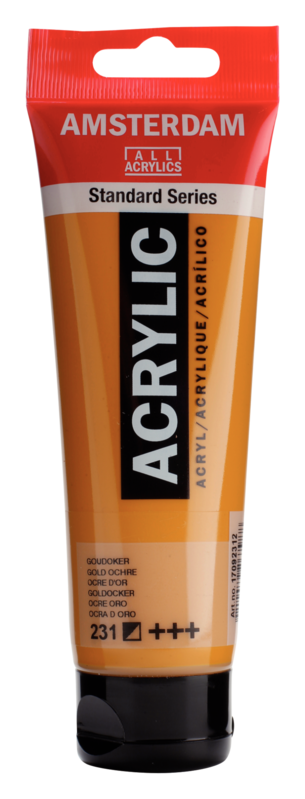 AMSTERDAM Peinture Acrylique Tube 120 ml Ocre d'Or 231