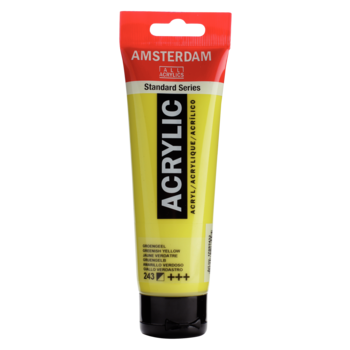 AMSTERDAM Peinture Acrylique Tube 120 ml Jaune Verdâtre 243