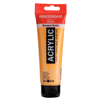AMSTERDAM Peinture Acrylique Tube 120 ml Jaune d'Or 253