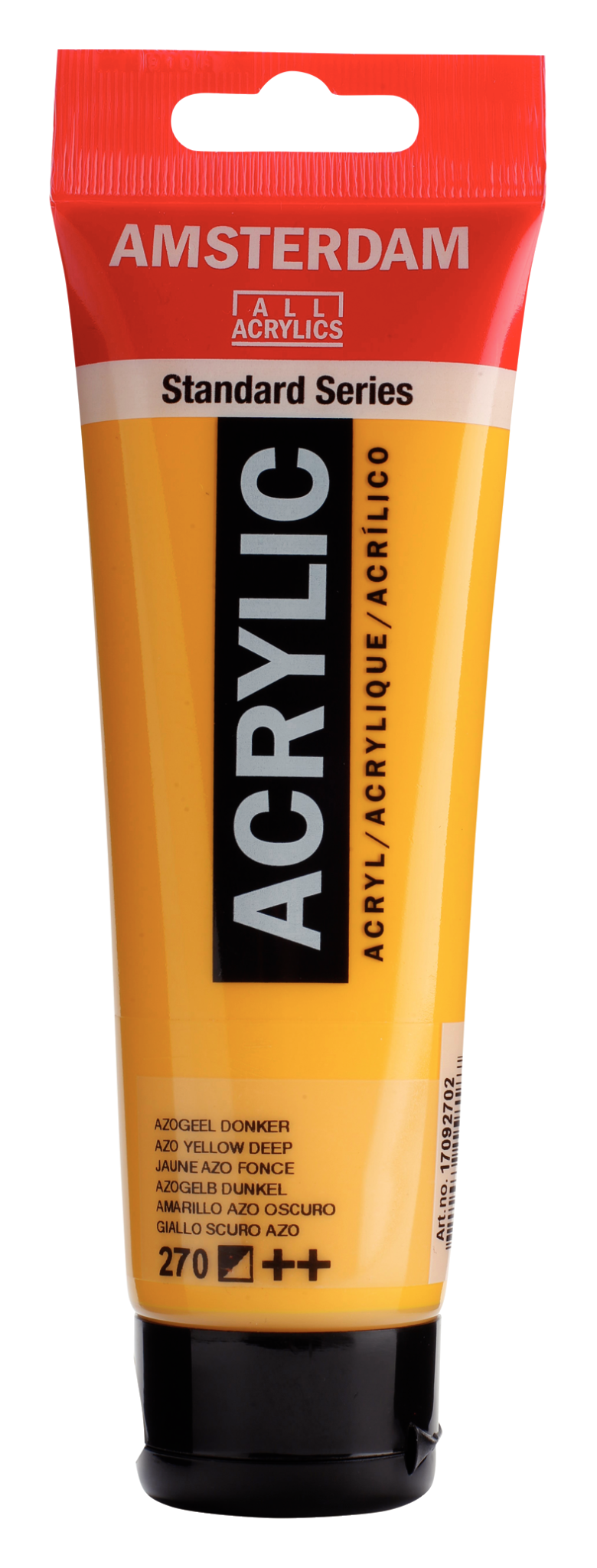 AMSTERDAM Peinture Acrylique Tube 120 ml Jaune Azo Foncé 270