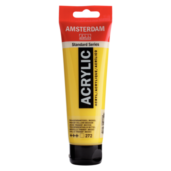 AMSTERDAM Acrylic Paint 120 ml - Yellow Azo Transparent Medium