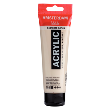 AMSTERDAM Peinture Acrylique Tube 120 ml Jaune Naples Rouge Clair 292