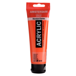 AMSTERDAM Peinture Acrylique Tube 120 ml Vermillon 311