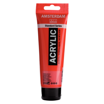 AMSTERDAM Peinture Acrylique Tube 120 ml Rouge Pyrrole 315