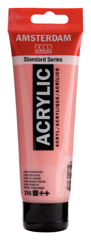 AMSTERDAM Peinture Acrylique Tube 120 ml Rose de Venise 316