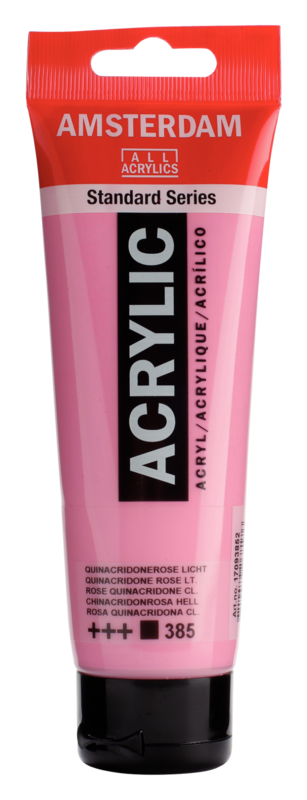 AMSTERDAM Amsterdam Acrylic Paint 120 ml - Quinacridone Rose Light