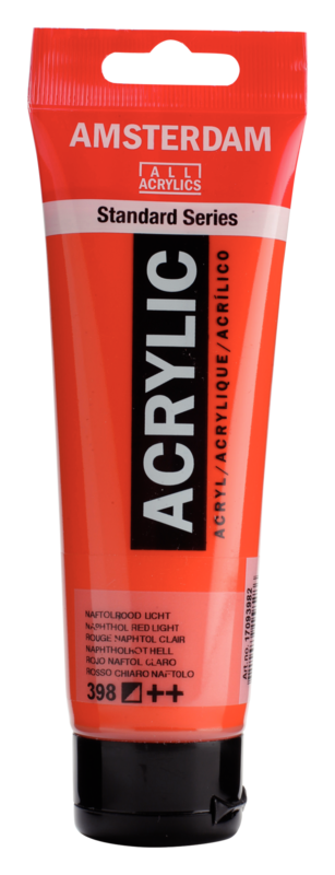 AMSTERDAM Amsterdam Acrylic Paint 120 ml - Naphthol Red Light