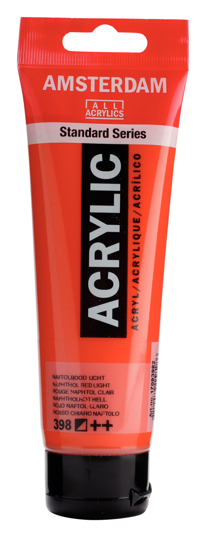 AMSTERDAM Peinture Acrylique Tube 120 ml Rouge Naphtol Clair 398