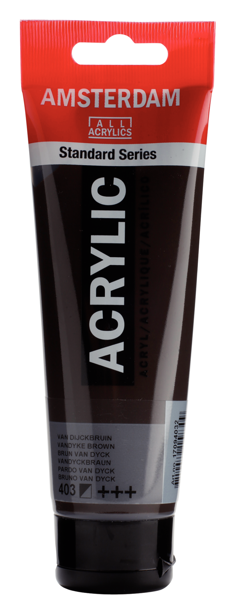 AMSTERDAM Peinture Acrylique Tube 120 ml Brun Van Dyck 403