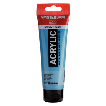 AMSTERDAM Peinture Acrylique Tube 120 ml Bleu Royal 517