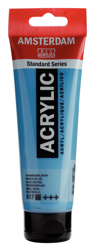 AMSTERDAM Peinture Acrylique Tube 120 ml Bleu Royal 517