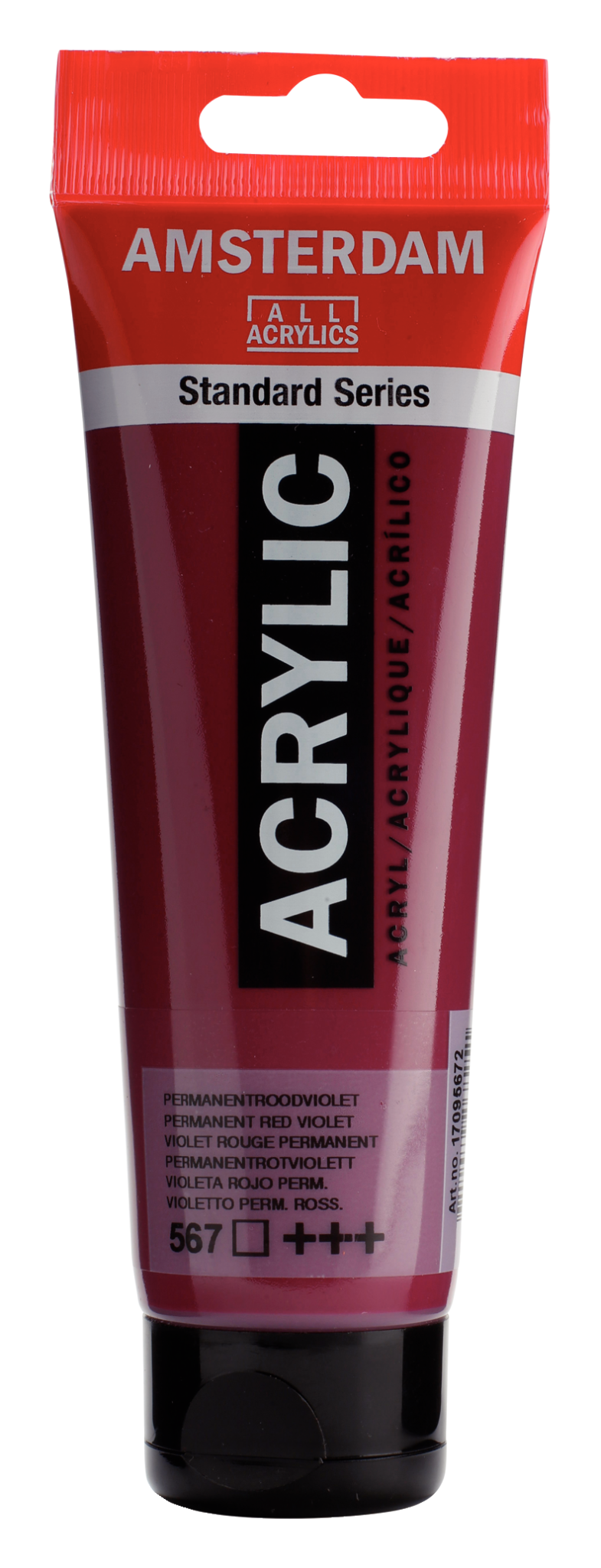 AMSTERDAM Peinture Acrylique Tube 120 ml Violet Rougeâtre Permanent 567