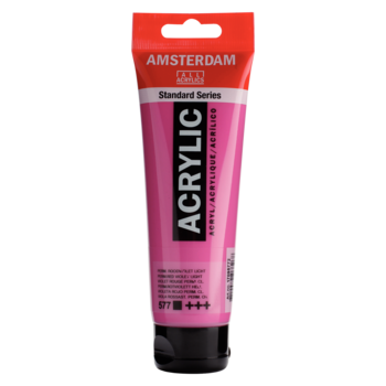 AMSTERDAM Peinture Acrylique Tube 120 ml Violet Rouge Permanent Clair 577