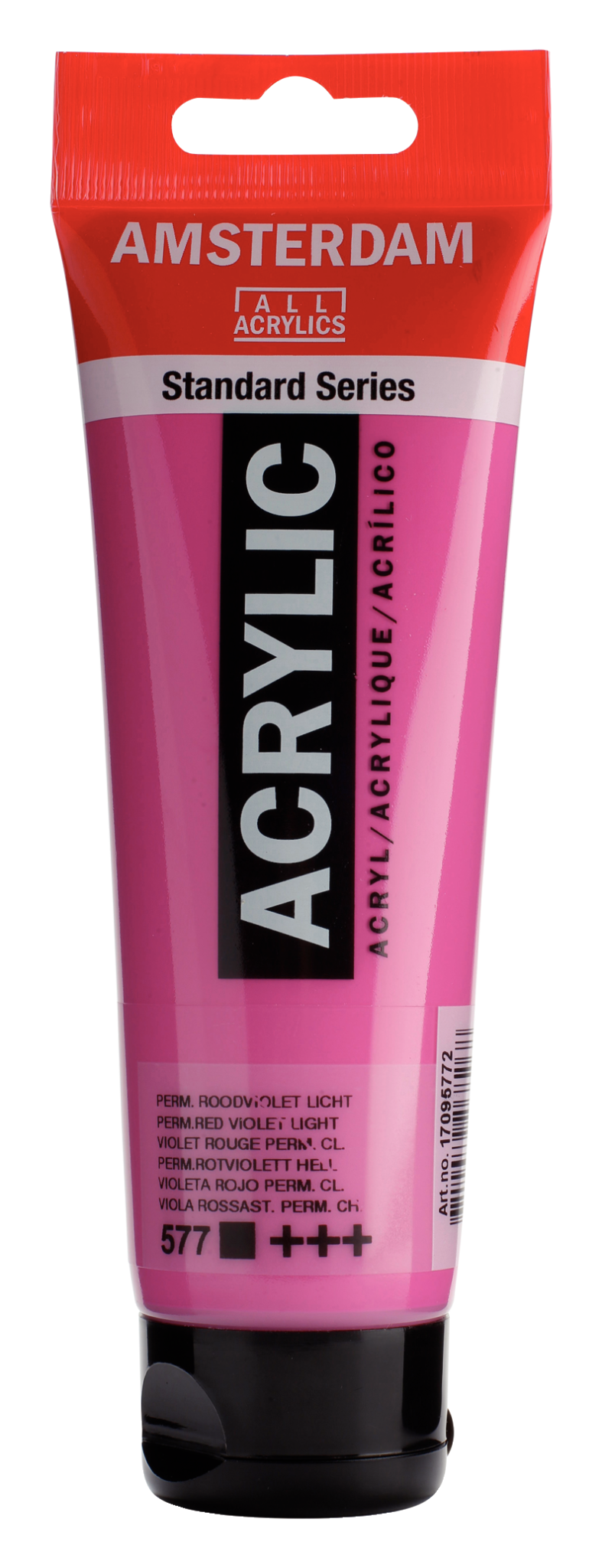 AMSTERDAM Peinture Acrylique Tube 120 ml Violet Rouge Permanent Clair 577