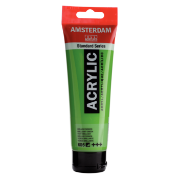 AMSTERDAM Peinture Acrylique Tube 120 ml Vert Brillant 605