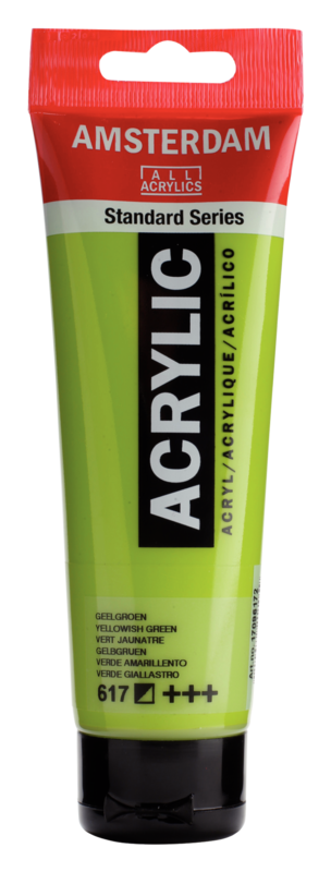 AMSTERDAM Peinture Acrylique Tube 120 ml Vert Jaunâtre 617