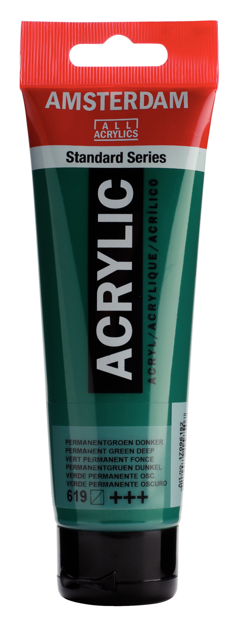 AMSTERDAM Peinture Acrylique Tube 120 ml Vert Permanent Foncé 619
