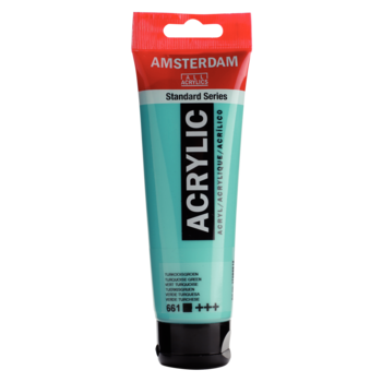 AMSTERDAM Peinture Acrylique Tube 120 ml Vert Turquoise 661